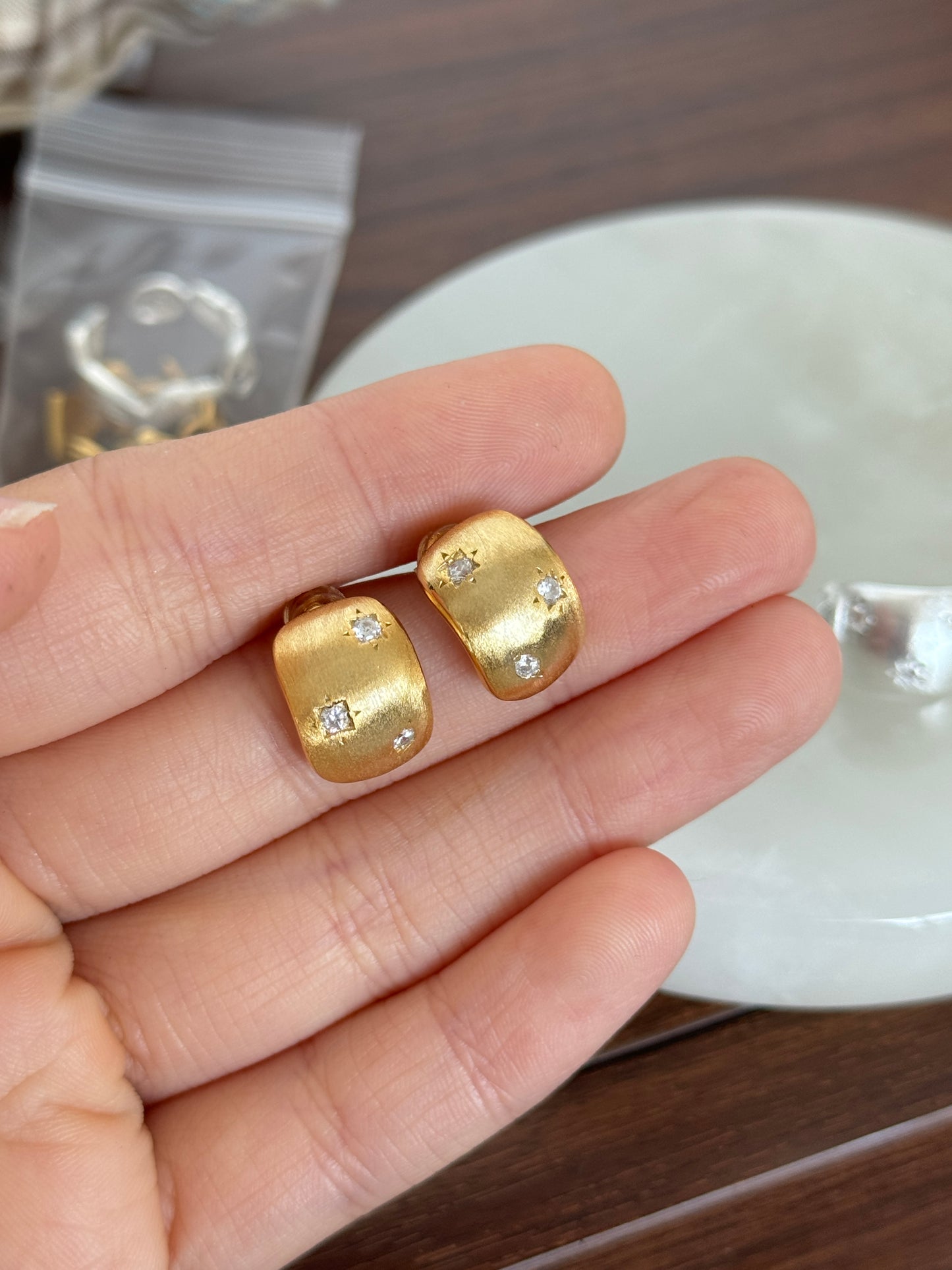 Brushed Earring
