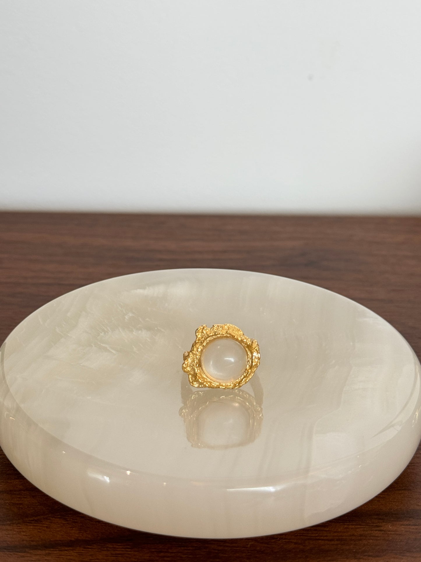Cat's Eye Crystal Stone Ring