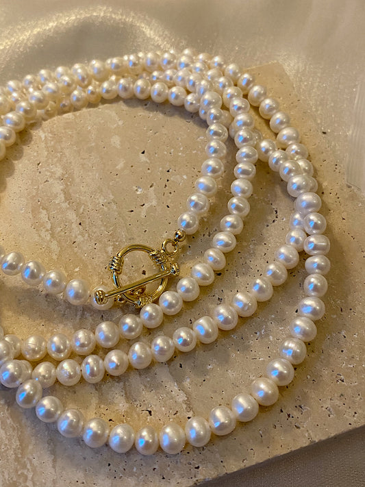 Multi-Layer Pearl Necklace
